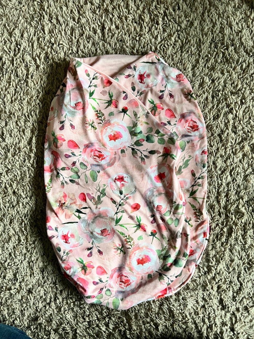 Baby Girl Sleep Cocoon Swaddle - Mama Coco - Never been worn - Pink Floral